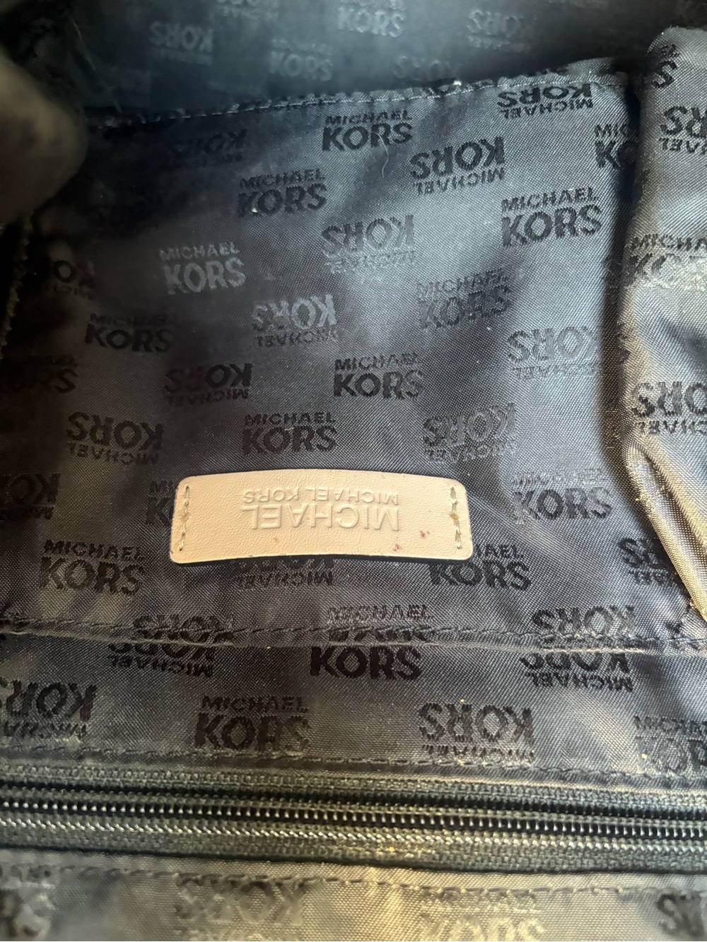 Michael Kors JetSet Tote Handbag Black Leather Shoulder Bag - Picture 3 of 5